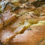 rosemary and thyme focaccia